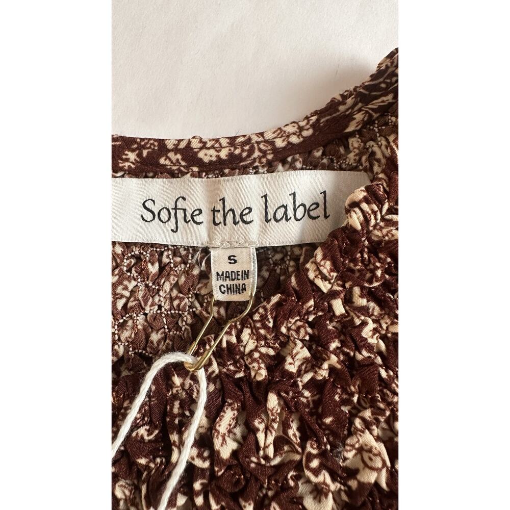 NWT Sofie the Label -The Madi Mini Dress Boho Cottage Core Coquette Western Sz S - Picture 5 of 14